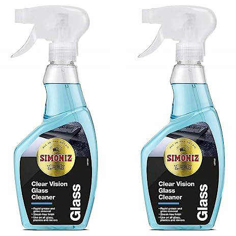 Simoniz SAPP0080A Anti-Glare Glass Cleaner 500ml (Pack of 2)