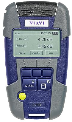 Viavi Solutions Faserprüfgerät OLP-35V2 Netzwerk-Testgerät, Edelstahl, Silberweiß