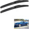 OushOp Auto Scheibenwischer für-BMW Z4 E85 21 + 20 2002-2009, Hochwertige ErsatzZubehör Wischergummi Klare Sicht