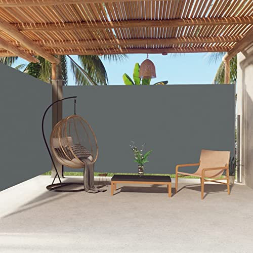 ARKEM Toldo Lateral retráctil Antracita 200x600 cm Toldo Lateral Impermeable Separadores De Privacidad
