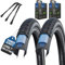 2er Set Schwalbe Reifen Marathon E-Plus Schwarz Reflex 28 x 1,50 (40-622) Schlauch wählbar + MSZweirad Reifenheber (AV Schlauch, 28 x 1,50 (40-622))