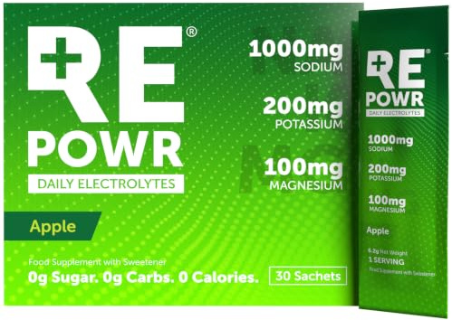 REPOWR Apple 30's - Electrolytes Sachets with Natural Desert Salt