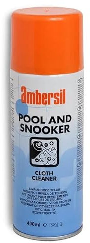 BILMAG Billard Zubehör Billard Tuch Reiniger Ambersil Cloth Cleaner, Pool & Snooker, 400ml
