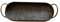 1Stk Brotfach ablage tablett Tray bauchläden tablettstifft Landhausstil Tablett Kosmetiktablett Couchtisch Tischdekoration Obstteller Schoß Eisenplatte Kosmetik-Aufbewahrungshalter Levemolo