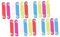 OSALADI 50pcs Cable Tags Cord Management Wire Identification Labels Reusable Multicolored for Home Office Random Color