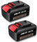 2 Packs Replacement for Einhell Battery 18 V PXC Twin Pack 5.0 Ah Power X-Change Volks. 2 x 5.0 Ah Li-ion Battery Compatible with Einhell PXC Devices