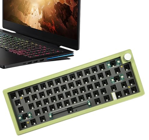 Mechanical Keyboard Wireless Portable RGB Backlit Mechanical Keyboard | Compact Mechanical Keyboards Home Accessories for Home Offices Internet Cafe Game Room