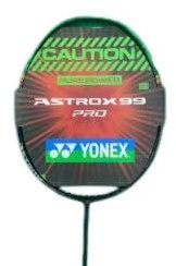 Yonex Astrox 99 Pro (Schwarz/Grün) 3rd Gen Unbesaiteter Badmintonschläger 2025
