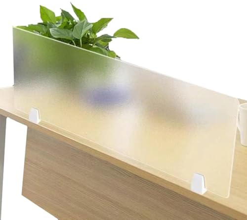 XXYLC Separador Divisor De Escritorio Acrílico, Barrera Protectora De Escritorio Estación De Trabajo De Oficina Independiente, para Oficinas Bibliotecas Aulas(Size:60 * 40CM)
