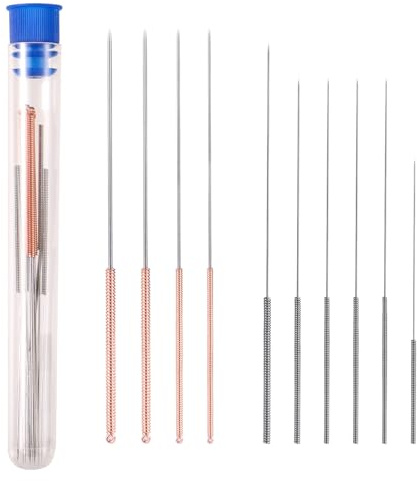 3D Printer Nozzle Cleaning Kit, 20pcs 10 Sizes Stainless Steel Nozzle Cleaner Needles Set for 3D Printer Filament Parts Accessories Unclog Tools (0.15/0.2/0.25/0.3/0.35/0.4/0.5/0.6/0.8/1.0mm)