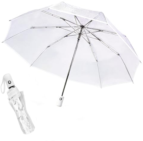 Vingspina Regenschirm Transparent, Robust, Schutz