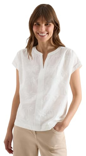 Cecil Embroidery Bluse Vanilla White M