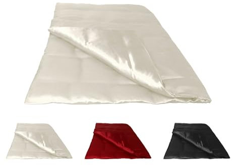 beties Glanz Satin Bettbezug ca. 135x200 cm Premium Bettwäsche schwere Qualität & edel, fein fließend aus deutschem Unternehmen (Champagner)