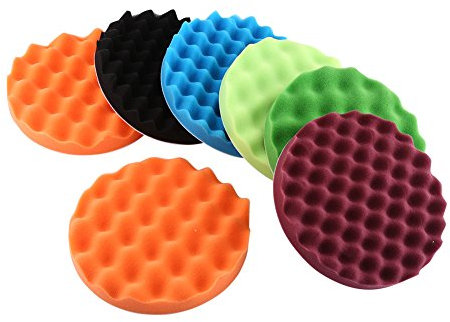 7 Unids 8 / 200mm Esponja de Pulido Pulido Cera Pad Kit de Herramienta para Pulidor Compuesto Pulidor Compuesto