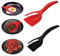 1pc Bread Egg Turners 2 in 1 Non-stick Silicone Spatula Cooking Tongs Wok Turner Shovel for Kitchen Utensils Random Color