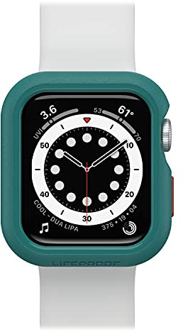 LifeProof Watch Bumper for Apple Watch Series SE 2. gen/SE 1. gen/6/5/4 40mm, stoßfeste, sturzsichere, schlanke Schutzhülle für Apple Watch, schützt den Display und die Kanten, Blaugrün