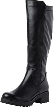 Marco Tozzi Stivali da Donna 2-2-25606-29, Altezza Ginocchio, Nero, 36 EU