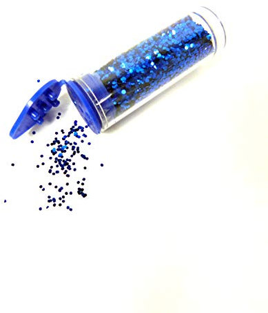READY 2 LEARN Craftplay Glitter - 8 Gram Easy Pouring Tube - Blue, AMZ896SGB