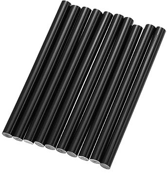 X AUTOHAUX 10pcs 7 x 100mm EVA Paintless Dent Repair Hot Melt Glue Sticks Black