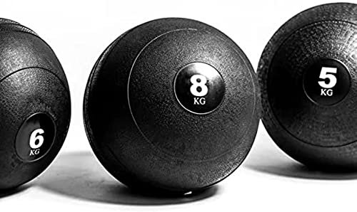 G5 HT SPORT Slam Ball Medizinball | Schwarz & ohne Rückprall | Ø 23/28 cm | Für Fitnessstudio & Home Gym (7 Kg)