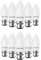 paul russells LED Candle – Dimmable Bayonet Fitting Light, 5.5W 470 LM B22 C37 LED Bulbs, 40w Equivalent, 2700K Warm White, Dimmer BC Energy Saving Ceiling Lightsbulbs, Pack of 10
