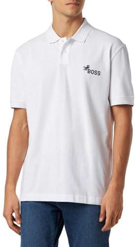 BOSS Herren Peglitchlogo, White100, M EU