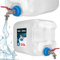 KOTARBAU® Depósito de Agua con Grifo Bidón de Agua de 20 litros Bidón de Agua Potable Depósito de Agua Bidón de plástico Accesorios de Supervivencia para Camping