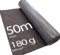 DEFACTO Malervlies 50m x 1m - 180gr Maler-Abdeckvlies 50m², Non-Slip Vlies mit PE Anti-Rutsch Beschichtung, Oberflächenschutz für Maler und Vliesrolle, Malerfilz, Schutzvlies zum Tapezieren Grau