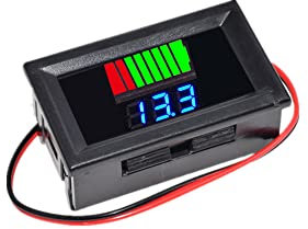 Car Battery Charge Level Indicator 12V 24V 36V 48V 60V 72V 82V Lithium Battery Capacity Meter Tester Display LED Tester Voltmeter