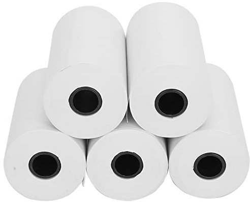 Dekaim Thermopapier (2. 57 x 30mm), Kassenbonrolle, Bon-Thermopapierrolle für PDQ, POS, EPOS, EFTPOS, Kreditkarten-Durchzugsmaschine(5 Stück)