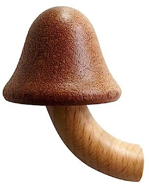 Magnetic Refrigerator Sticker Wood Mushroom Decorative Decal Ornaments for Festival Holiday New Year Party Decor