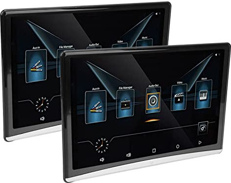 12.4in Car Headrest Monitor IPS Touch Screen Support WIFI USB for10.0 RearEntertainment System