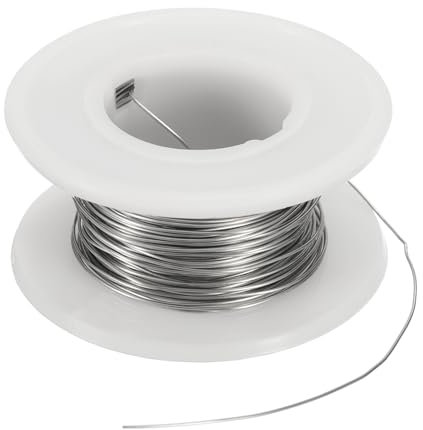 QUARKZMAN 2 Pezzi Gauge 26 Nichrome 80 Cr20Ni80 Filo di Resistenza al Riscaldamento 10M Alta Temperatura per Riparazione di Componenti Elettronici