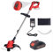 Cisaille à gazon portative de taille-haie, Tondeuse à gazon télescopique sans fil à longueur réglable coupe gazon électrique élagage outils de jardin Compatible 18V Léger et facile à utiliser ( Color