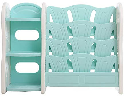 Kinder, Bodenregal für Kinder, Kindergarten, mehrschichtig, Cartoon-Bilderbuchständer für Kinderzimmer, Spielzimmer, Kindertagesstätte, Schule