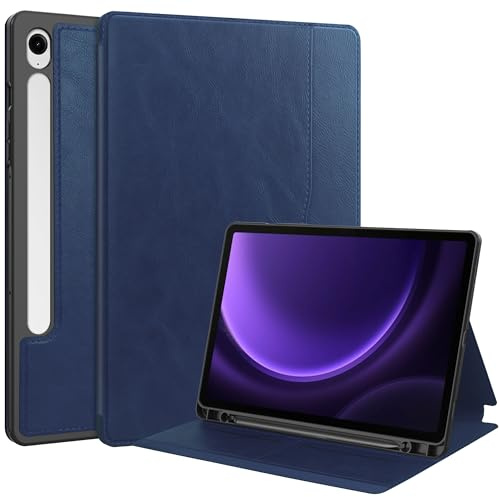 Lobwerk Schutzhülle für Samsung Galaxy Tab S9 X710, SM-X716B, SM-X718U 11 Zoll Slim Case Etui mit Standfunktion und Auto Sleep/Wake Funktion