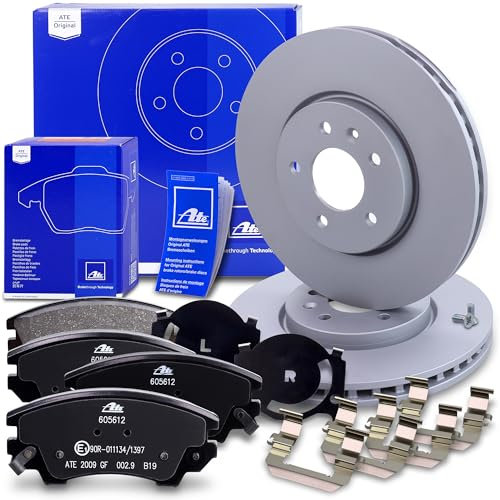 ATE Bremsenset Vorderachse inkl. Bremsscheiben vorne Ø 321 mm belüftet und Bremsbeläge vorne Kompatibel mit OPEL ASTRA J, CASCADA (W13), ZAFIRA TOURER C (P12), ZAFIRA TOURER C VAN (P12)
