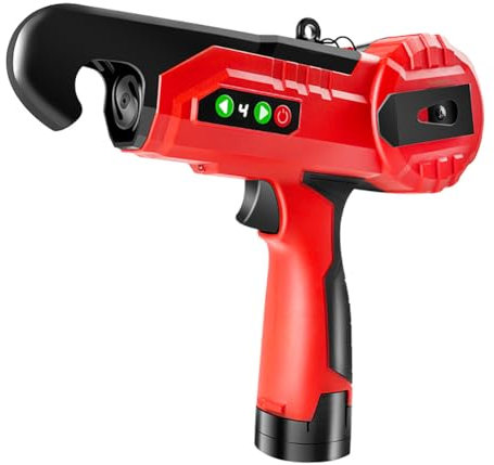THYXGS Pflanzenreben-Bindemaschine, Elektrische Weinberg-Bindewerkzeuge, Einstellbare 4-Stufen-Festigkeit, 25 Mm Bindungsdurchmesser, Leichtes Design, Für Trauben, Tomaten