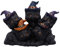 Nemesis Now Familiar Friends Figurine 18cm, Resin, Black, Witch's Familiar Cats Figure, Witch's Kittens Ornament, Collectable Cat Giftware, Cast in the Finest Resin, Expertly Hand-Painted