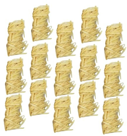 MILISTEN 50 Rolle Holzwolle schnell Leichter -Feueranzünder sichere Feueranzünder grillzubehör Stock Helles Kohlewachs Backpapier