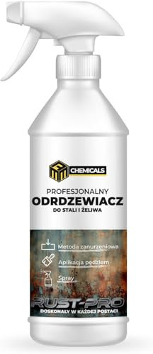 MRM CHEMICALS - Rostumwandler & Rostentferner Spray 6 x 1L – Für Metall, Stahl & Gusseisen – Rostschutz & Korrosionsschutz mit Phosphat – Auto, Boot, Schiff, Fahrradkette, Werkzeug