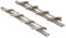 Wovar Lames orientables Flex Fence inox jardin 50 cm - 2 pièces