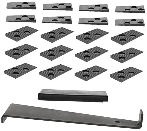jojofuny 1satz Bodeninstallationsset Für Vinyl Und Laminatböden Teiliges Mit Schlagklotz Zugstange Und Schwarzen Unterlegscheiben Für Einfache Und Professionelle Verlegung
