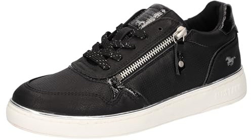 MUSTANG Damen 1300-313 Sneaker, schwarz, 40 EU