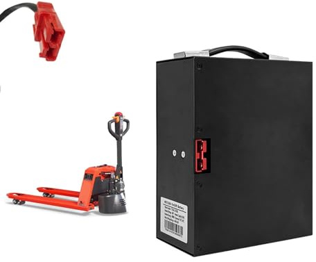 HJGHY 48-Volt-Lithiumbatterie für Elektrostapler 48-V-Batterie für Be- und Entladewagen 48-V-Batterie für Handstapler mit Schubfunktion für Elektrotransporter