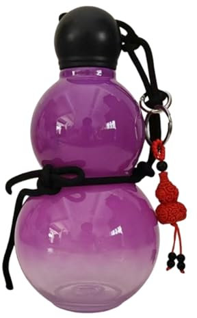 Perfeclan Botella de Agua Deportiva, Taza de Agua, Calabaza para Hombres y Mujeres, Botella de Agua Potable, Botella de Agua de Viaje para Acampar, Gimnasio, Violeta