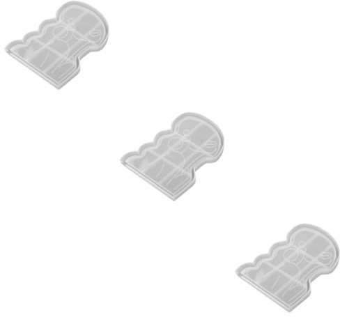 Operitacx 3stücke Epoxy Silikonform Für Kreative -tabletts Transparentes Gießwerkzeug Für Handwerksprojekte Designs Langlebig Und Leicht Zu Reinigen
