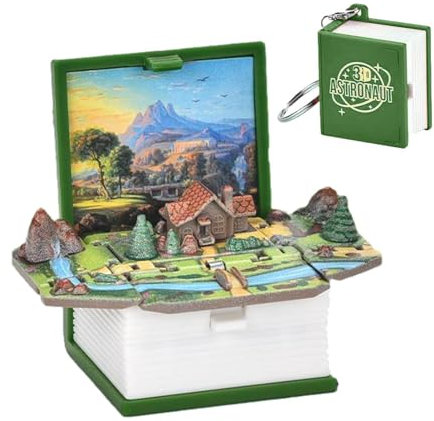 Porte-clés Popup Book,Sac À Dos Porte-clés Livre Jouets | Popup Jouets Petit Cadeau Pour Garçons Filles Porte-clés Pour Sac À Dos