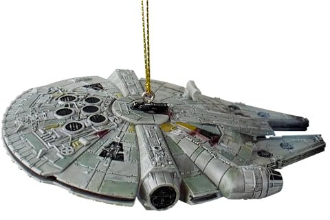 Star Wars Millennium Falcon Christmas Bauble for Star Wars Fans, Hanger, Christmas Tree Decoration, Christmas Decoration