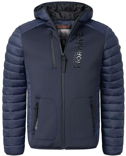 Geographical Norway Herren Winterjacke Briwood Navy - 3XL
